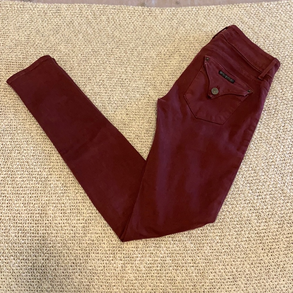 Hudson “Collin Mid-Rise Skinny” Jean Size 25